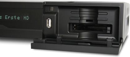 Produktbild Vantage VT-100S, CI+ fähiger SAT-Receiver, 500GB HDD, HbbTV (DVB-S, DVB-S2)