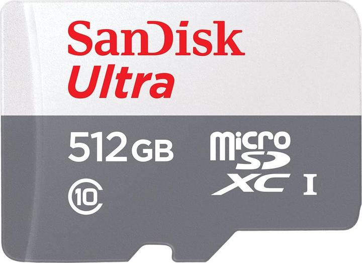 SanDisk Ultra Lite microSDXC Ad. 512GB 100MB/s (512 Go, microSDXC, U1, UHS-I)