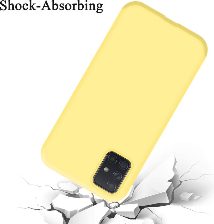 Productafbeelding Cadorabo TPU Liquid Silicone Case Cover (Samsung Galaxy A71)
