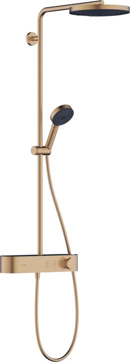 Actual product image hansgrohe Pulsify S Showerpipe 260 1 spray type with ShowerTablet Select 400, 24220