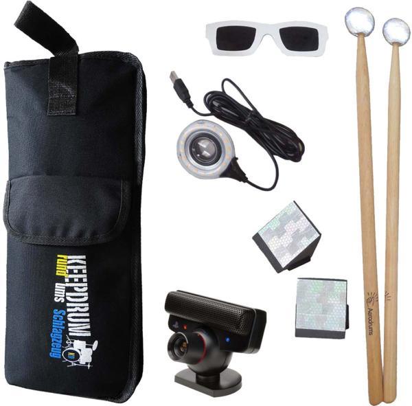 Produktbild Aerodrums Air-Drumming mit PS3 Kamera mit keepdrum Stickbag SB-01