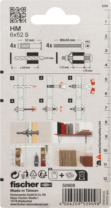 Actual product image Fischer Anchor bolt R 88561 FAZ II 10/ 20K Steel electrogalvanised electrogalvanised (4 pcs.)