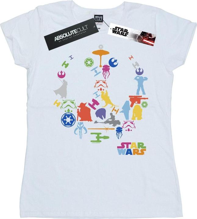 Star Wars Silhouette Collage TShirt (L)