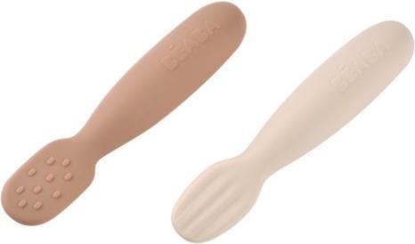 Produktbild Beaba Lernlöffelset (2 Stk.) braun/samtgrau
