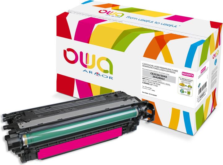 Produktbild Armor OWA Magenta - kompatibel - Tonerpatrone (Alternative zu: HP 504A) (M)