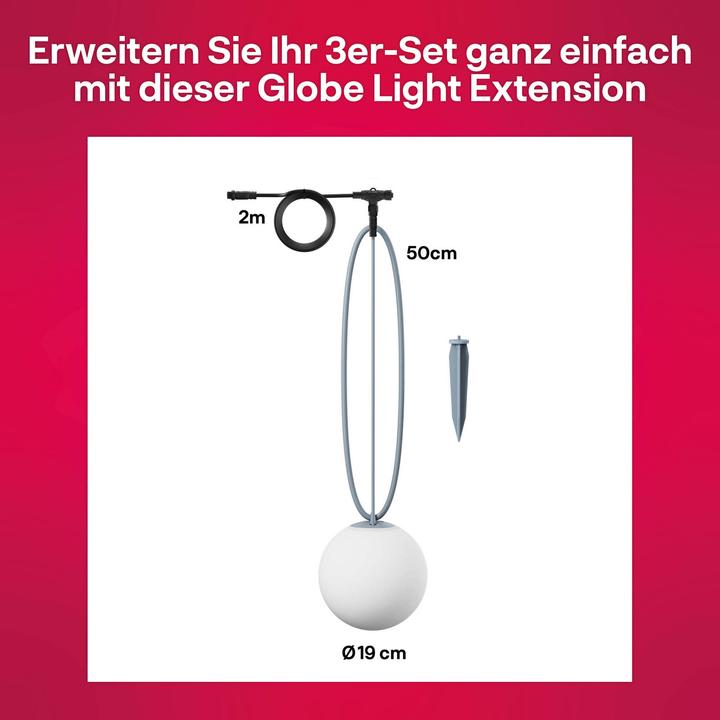Actual product image Innr outdoor globe light 370lm single globe - ogl 130 cg (370 lm, IP65)