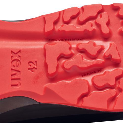 Produktbild Uvex Sports uvex 1 x-craft Halbschuhe S1 PL 68022 schwarz Weite 11 Grösse 48 (S1P, 48)
