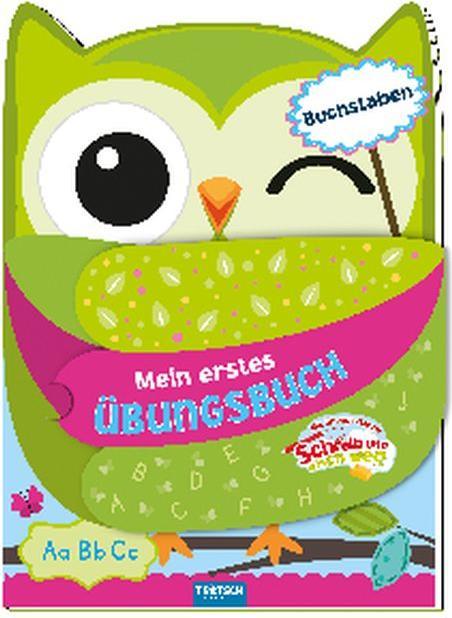 Actual product image My first owl exercise book "Letters (German)