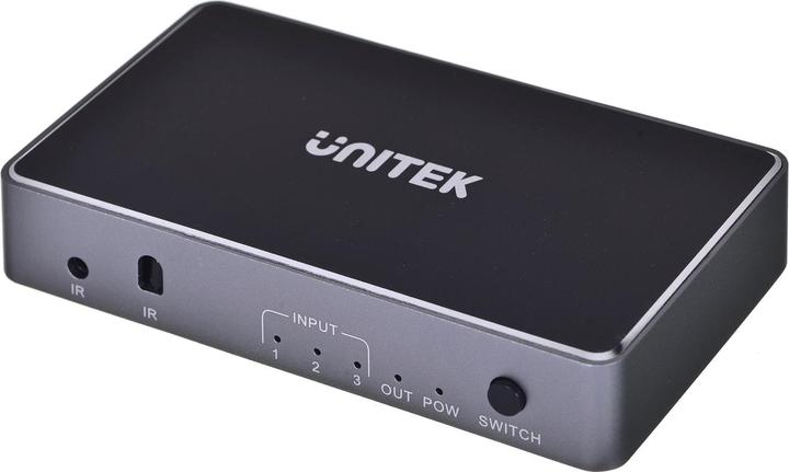 Actual product image Unitek Signal switch HDMI 1.4B 3 in 1 out 4K