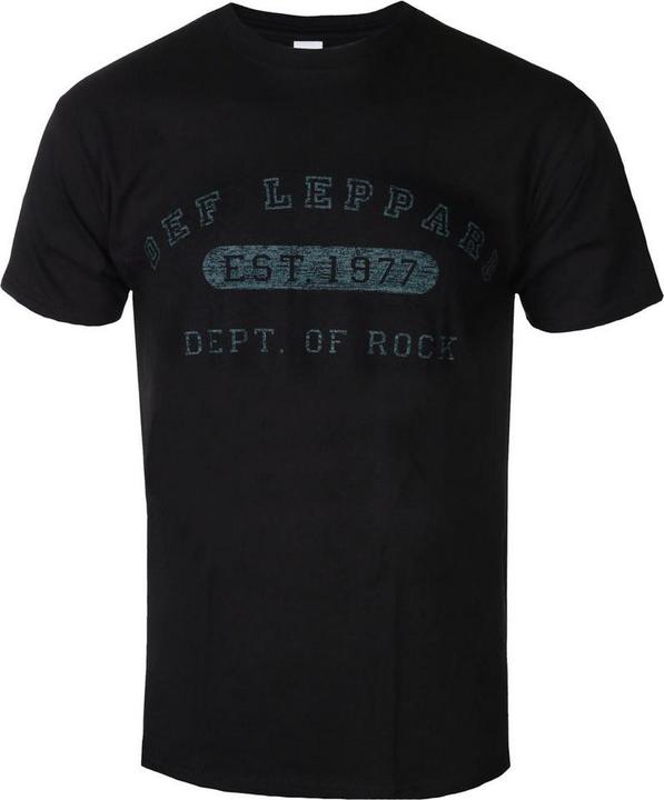 Def Leppard TShirt mit CollegeLogo Erwachsene (S)