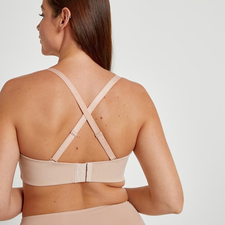 Produktbild La Redoute Collections Bandeau-BH aus Mikrofaser (100 C)