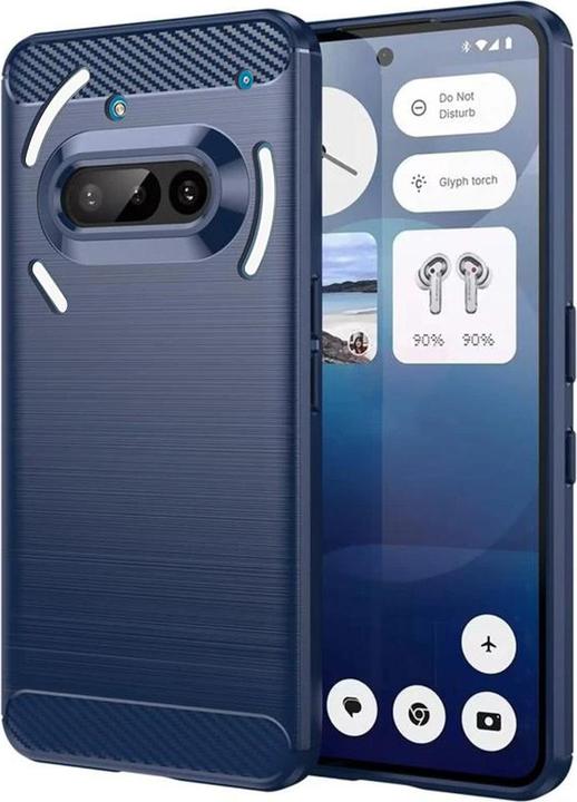 Produktbild Techsuit - Carbon Silicone - Nothing Phone (3a) - Blue (Nothing Phone (3a))