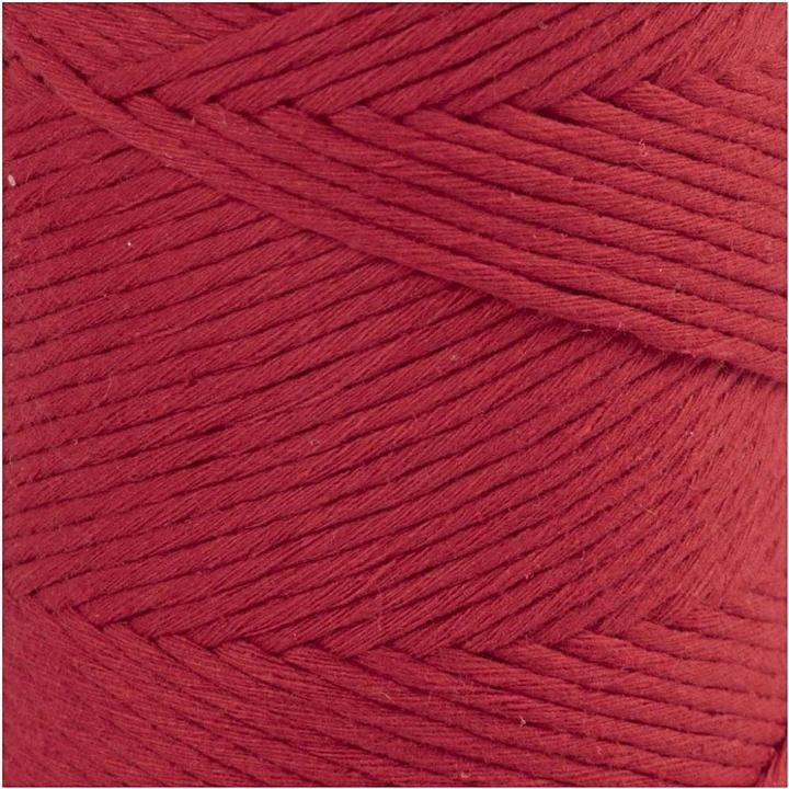Image du produit Creativ Company Fil de coton Macramé Cordon Rouge (198 m)