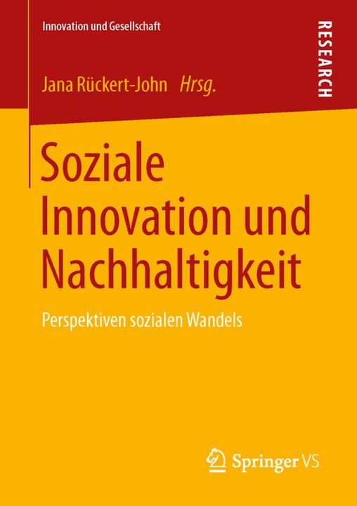 Produktbild Soziale Innovation und Nachhaltigkeit (Jana Rückert-John, 2013)
