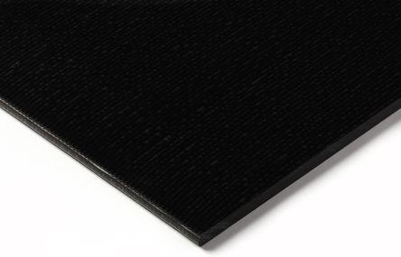 Rs Pro POM Kunststoffplatte, Schwarz, 10mm x 330mm