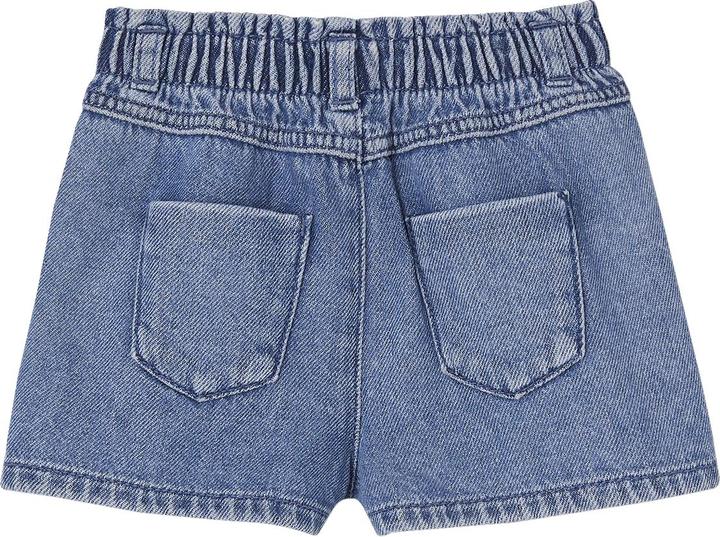 Image du produit Vertbaudet Short en jean bébé avec broderie florale (68)