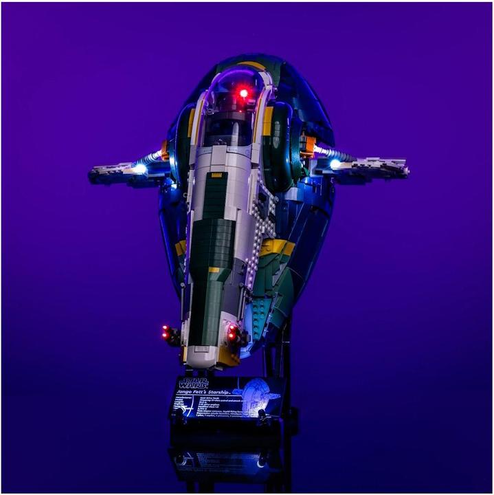 Produktbild Light my bricks LMB 2.0 LED Licht Set für LEGO® 75409 Star Wars - Jango Fetts Sternenschiff der Firespray-Klasse