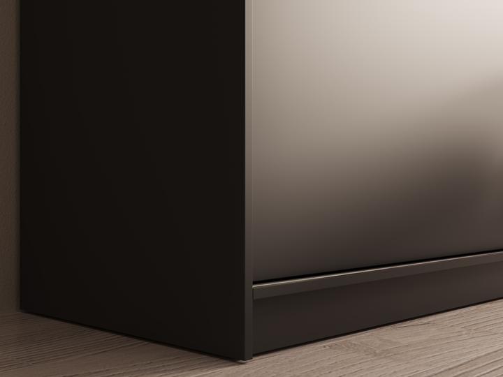 Image du produit ADRK Furniture Armoire à portes coulissantes avec miroir Hailey 120 (120 x 60 x 205 cm)