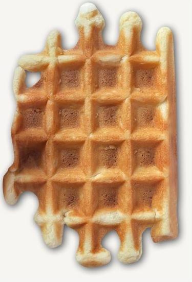Actual product image Go Fitness Protein waffle (Vanilla, 12 pcs., 600 g)