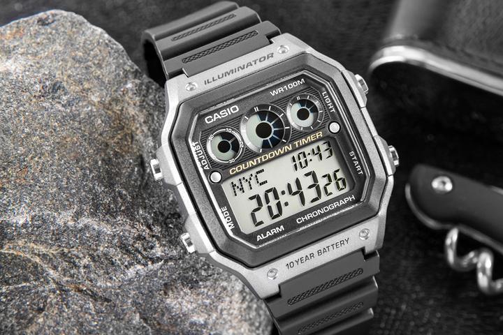 Actual product image Casio Sports - AE-1300WH-8A (Digital watch, Sports watch, 42 mm)