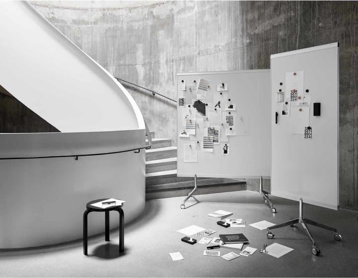 Immagine prodotto Lintex Lavagna bianca mobile su due lati M3 (150 x 190 cm)