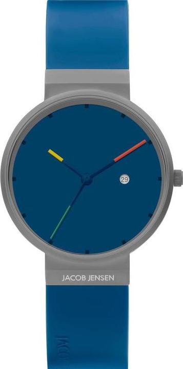 Immagine prodotto Jacob Jensen Herren Uhr Analog Quarz 32020797 One Size - Blau (Orologio da polso analogico)