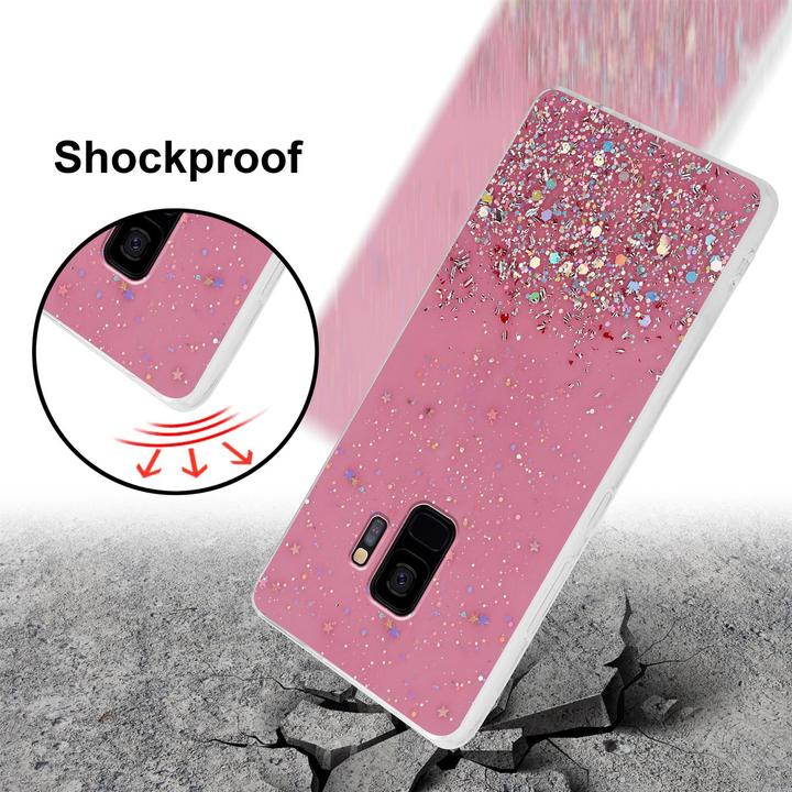 Produktbild Cadorabo TPU Cover funkelnder Glitter (Samsung Galaxy S9+)