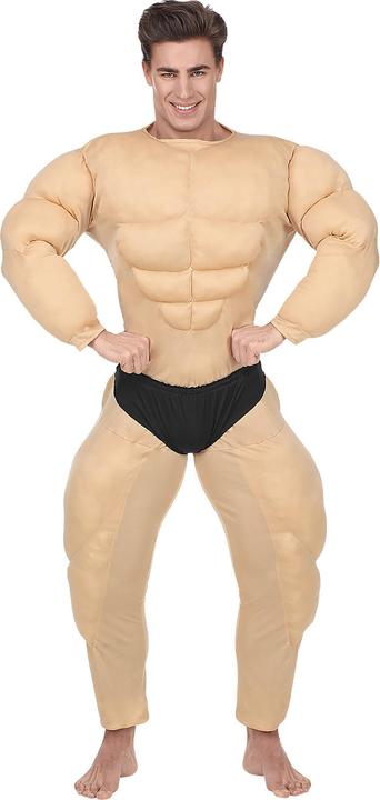 Produktbild Widmann Bodybuilder Kostüm: Muskel Overall Mit Slip (M)