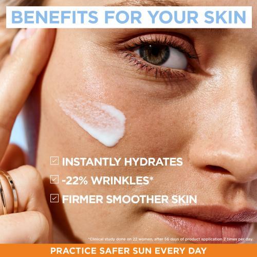 Actual product image Garnier Ambre Solaire Sensitive expert+ Anti-Age Super UV (Sun cream face, SPF 50+, 50 ml, 70 g)