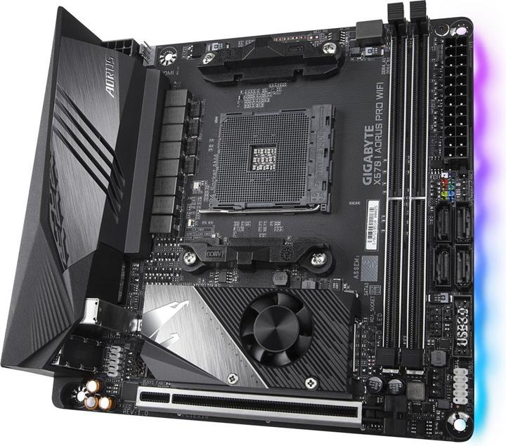 Immagine prodotto Gigabyte X570 I Aorus Pro WIFI (AM4, AMD X570, Mini-ITX)