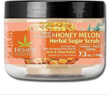 Actual product image Hempz Sugar Body Scrub All Natural Exfoliating Shea Butter Sugar and Salt