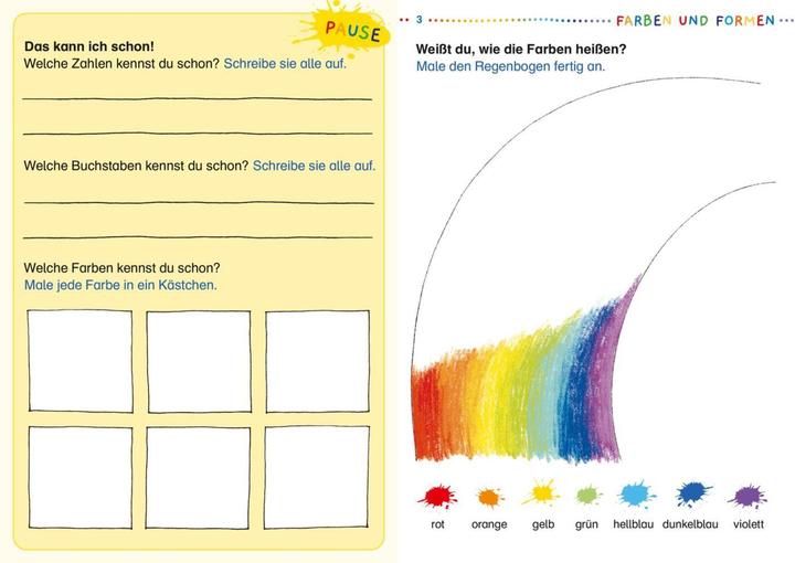 Immagine prodotto Schlau für die Schule: Mein bunter Vorschul-Block (Tedesco, Sabine Rothmund, Christine Mildner, 2023)