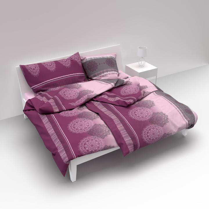 Produktbild Lotus Bettwaren Bettwäsche Satin Alize beere (Duvetbezug, 200 x 210 cm)