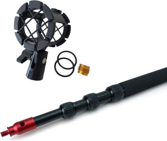 Actual product image keepdrum Tonangel mk3500 Boompole 3,5m mit Tasche und Mikrofon-Spinne