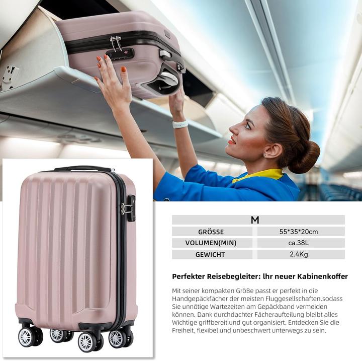 Image du produit Beibye Valises à main (45 l, Bagage à main (jusqu'à 50l))