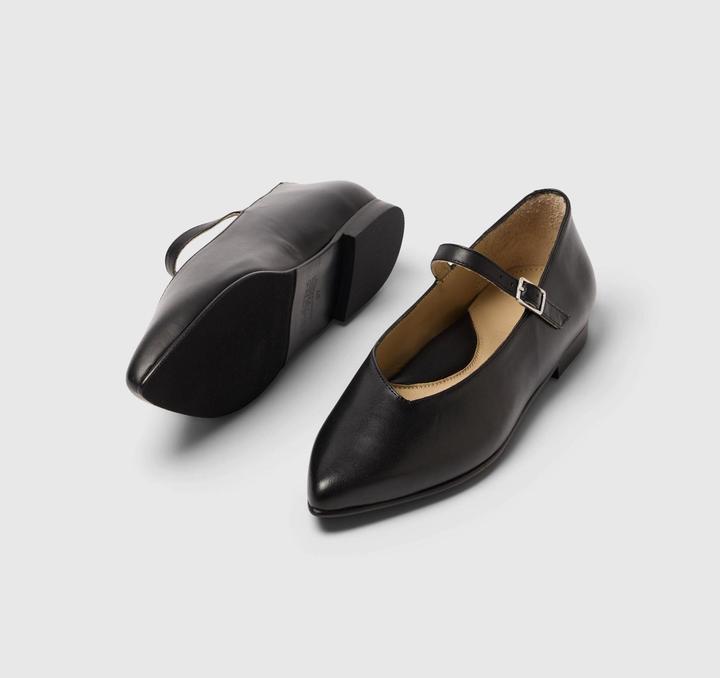Produktbild Selected Femme Leder Mary Jane Schuhe (39)
