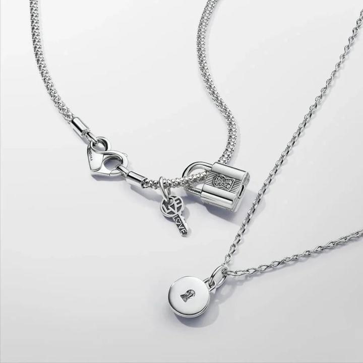 Immagine prodotto Pandora Ciondolo con cerniera e incisione Charm d'amore (Argento 925)