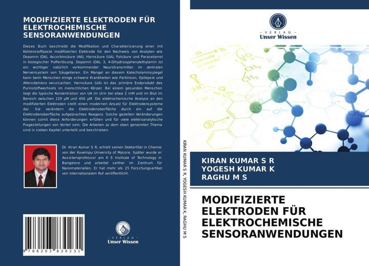 Produktbild Modifizierte Elektroden Für Elektrochemische Sensoranwendungen (YOGESH KUMAR K, RAGHU M S, KIRAN KUMAR S R, 2021)