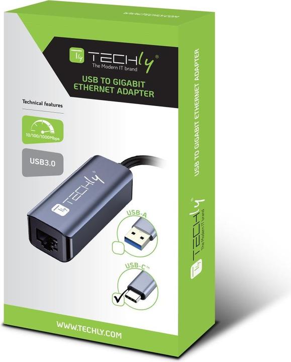 Actual product image EFB Elektronik EFB Techly USB 3.1 Type C to RJ45 adapter (USB)