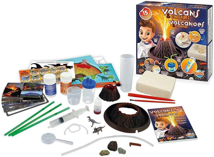 Actual product image Buki Volcanoes and dinosaurs