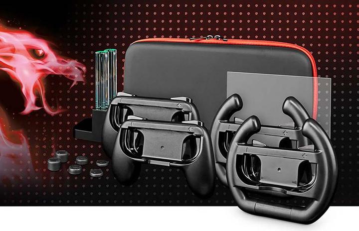 Image du produit Nedis Kit de démarrage pour le jeu | Compatible avec : Nintendo Switch (OLED) | 13 en 1 (Switch)