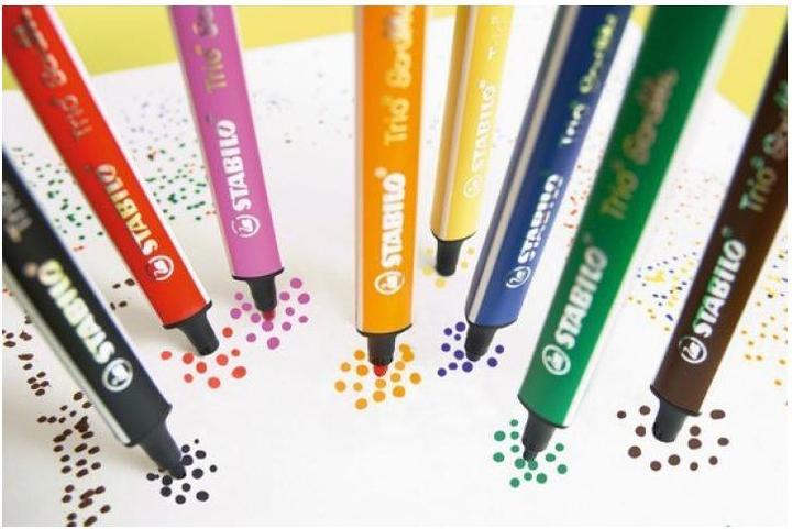Produktbild STABILO Trio Scribbi Gefederter Dreikant-Filzstift (Grey, 1 x)