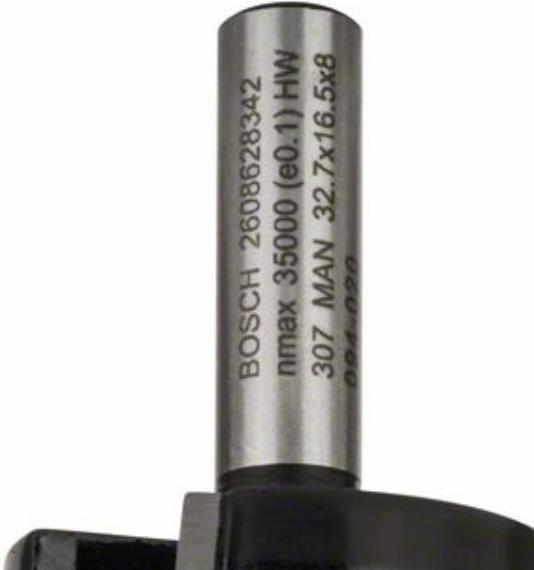 Actual product image Bosch Professional Zubehör Rounding cutter 8 mm, R1 10 mm, L