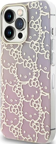 Produktbild Hello Kitty HKHCP15XHCHPEP iPhone 15 Pro Max 6.7" różowy/pink hardcase IML Gradient Electrop Crowded (Apple iPhone 15 Pro Max)