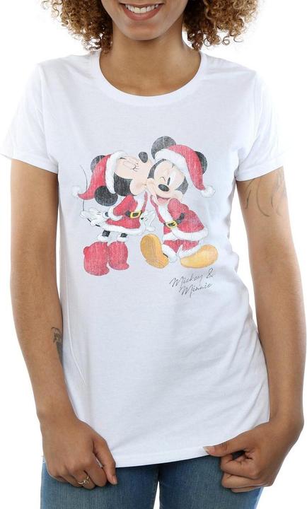 Produktbild Disney Mickey And Minnie Christmas Kiss TShirt (S)