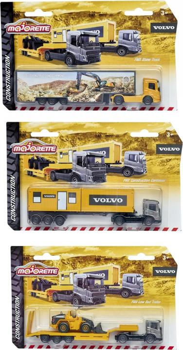 Actual product image Majorette Volvo Transporter Assortment, 3-sort.