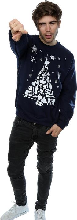 Immagine prodotto Star Wars Christmas Tree Felpa Uomo (3XL)