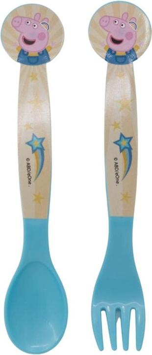 Produktbild Tinisu Peppa Pig Plastik Besteck Set - 2 Teile