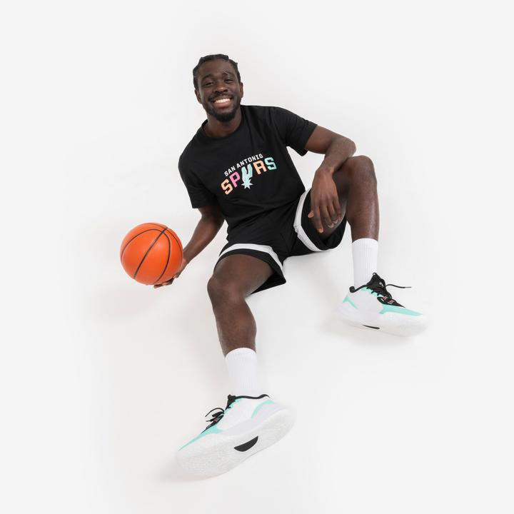 Image du produit Tarmak T-shirt de basketball nba san antonio spurs homme/femme - ts 900 ad noir (XL)