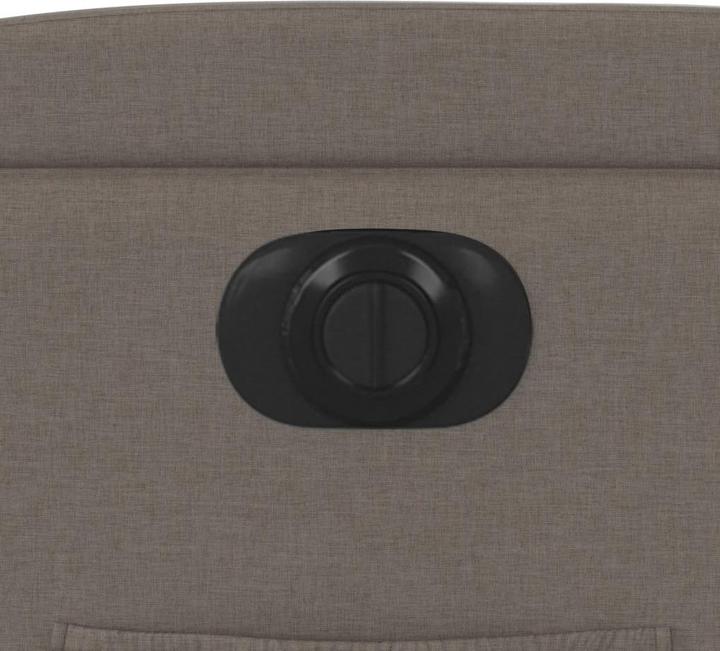 Actual product image VidaXL Recliner armchair reclining armchair recliner armchair electric taupe fabric
